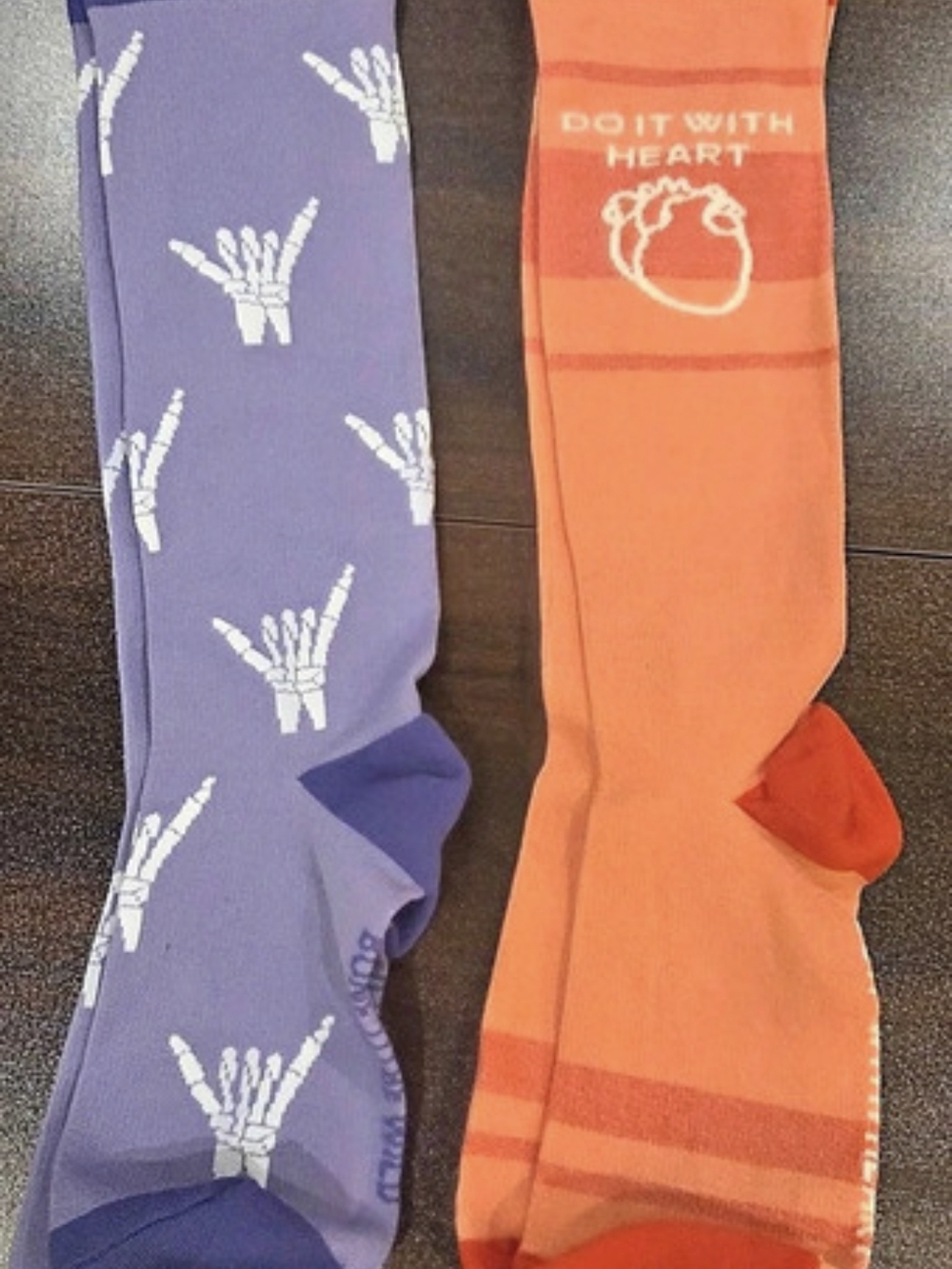 FIGS Compression Socks Purple & Orange Small. New!